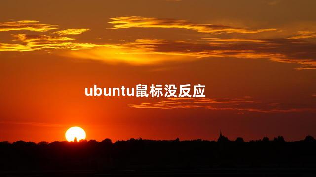 ubuntu系统鼠标没反应 ubuntu哪国的
