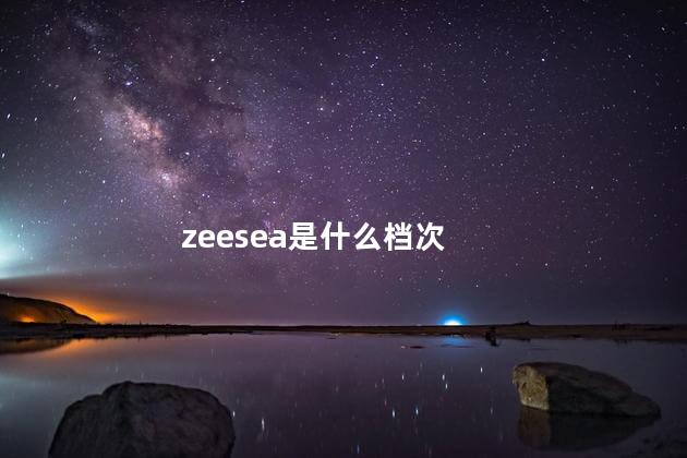 zeesea是什么档次 zeesea是正经牌子吗