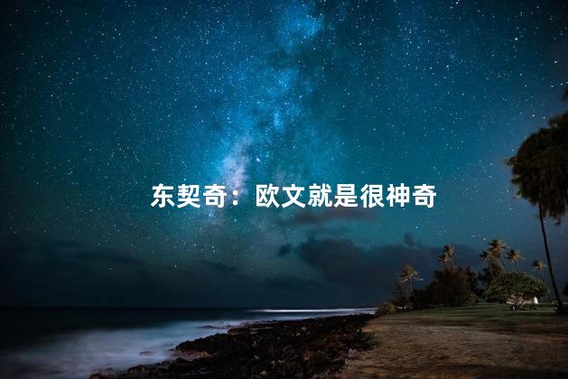 东契奇：欧文就是很神奇