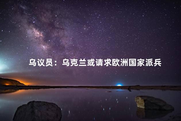 乌议员：乌克兰或请求欧洲国家派兵
