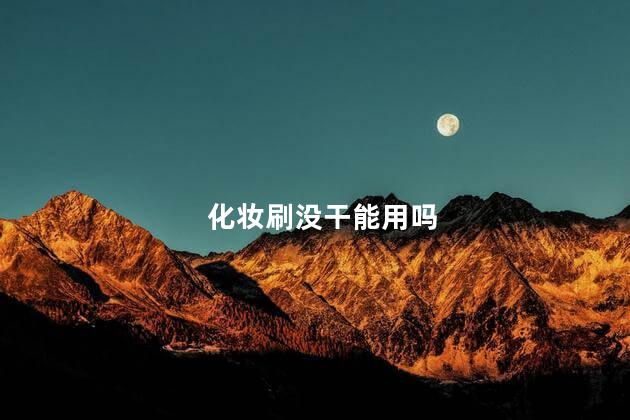 化妆刷没干能用吗 化妆刷拿到手要清洗吗