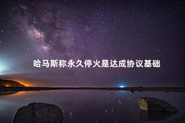 哈马斯称永久停火是达成协议基础