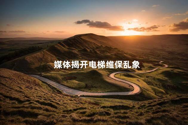 媒体揭开电梯维保乱象