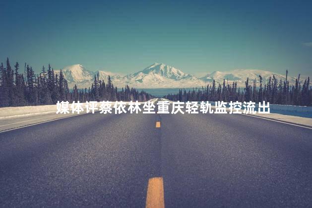 媒体评蔡依林坐重庆轻轨监控流出