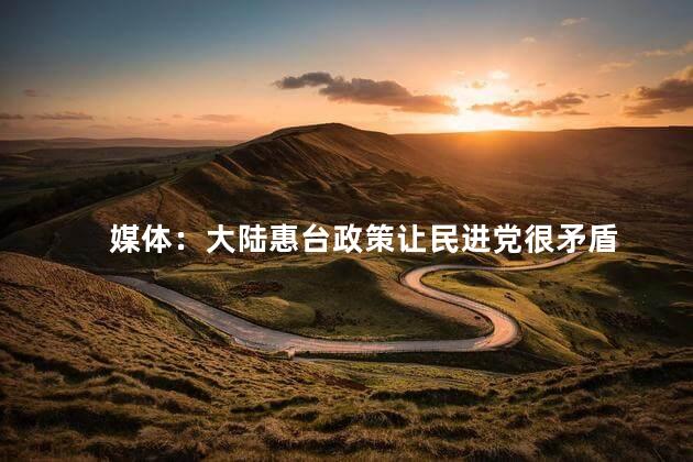 媒体：大陆惠台政策让民进党很矛盾
