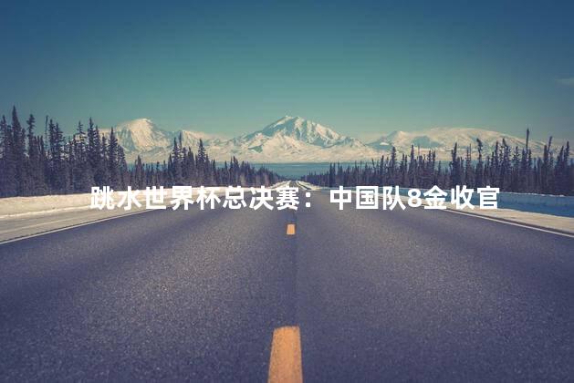 跳水世界杯总决赛：中国队8金收官