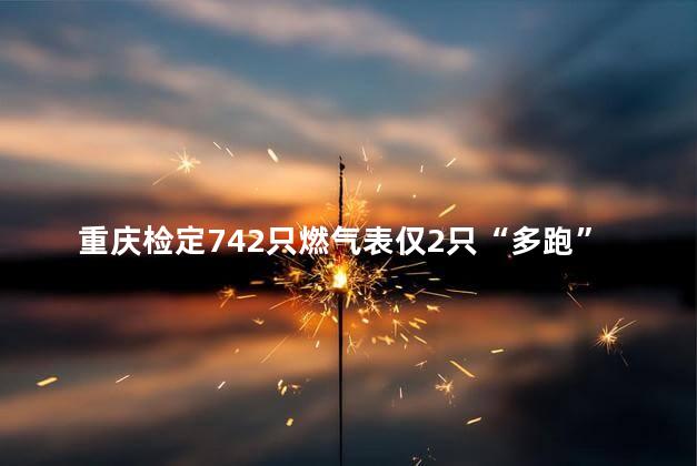 重庆检定742只燃气表仅2只“多跑”